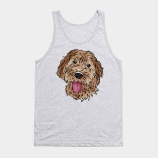 Labradoodle Watercolor Tank Top